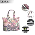 thumbnail image 2 of Paisley Boho Design Duffel Vintage Floral Weekender Bag with Artistic Ethnic Pattern, Chic Mala Inspired Design, 2 of 5