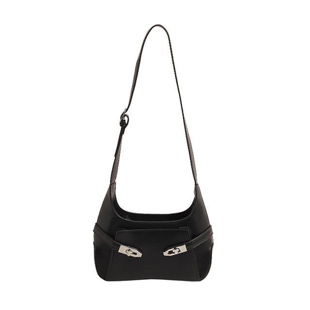 Bag Hobo Crescent Shoulder PU Cuero Crossbody Purso para Mujeres ()