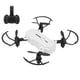 thumbnail image 2 of Helicóptero blanco portátil y estable para emocionantes aventuras aéreas Mini dron plegable con diseño de doble brazo, 2 of 8