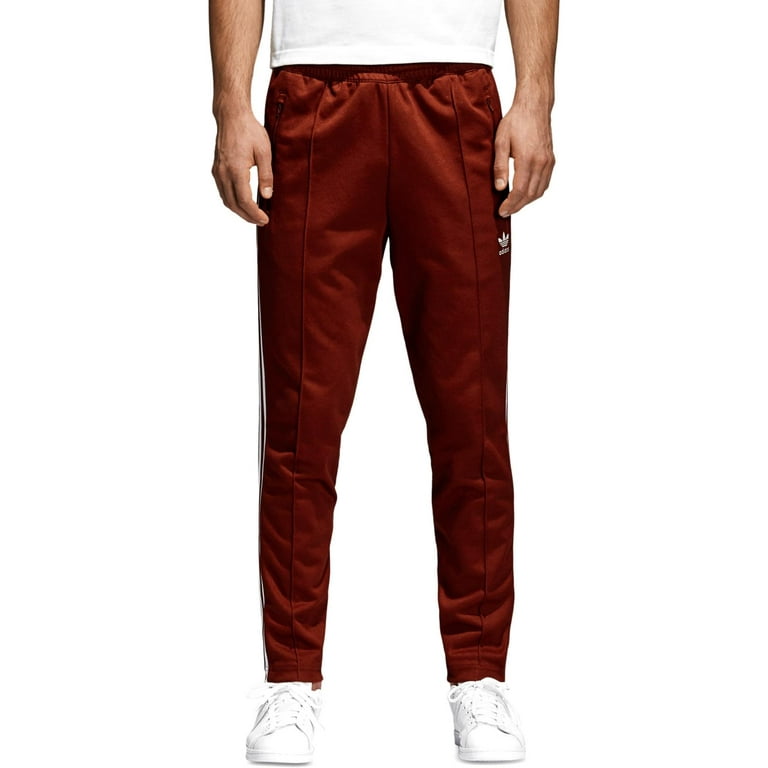 obispo Deliberadamente Ejecutable adidas Originals Mens Beckenbauer Slim Fit Sweats Track Pants Red XL -  Walmart.com