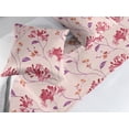 thumbnail image 2 of Nature Bed Runner Set, Repeating Flowers and Leaves Ornament on Pinkish-Tone Background, Decorative Bedding Scarf & 2 Pillow Shams for Hotels Homes, King, Dark Pink and Pale Fuchsia, by Ambesonne, 2 of 3