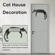 thumbnail image 5 of Adornos de Halloween, adorno de puerta de Halloween, adorno de puerta de gato adorable de metal, decoración de esquina de marco de puerta de gato, letreros y placas decorativas para puertas y ventanas, 5 of 7
