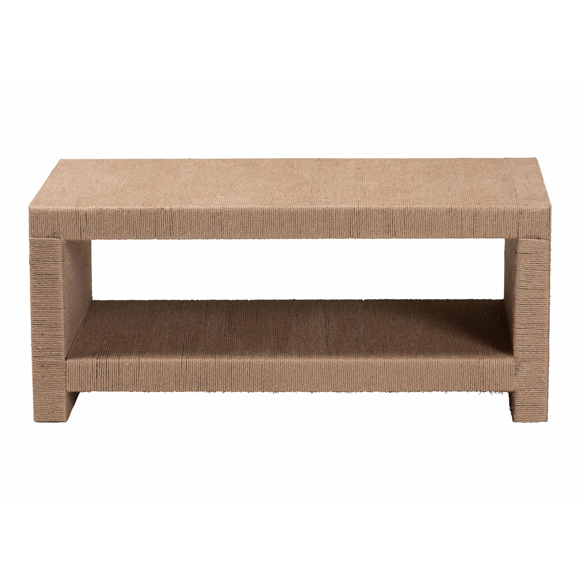 bali & pari Adaya Boho Coffee Table, Natural Brown