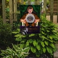 thumbnail image 2 of Carolines Treasures MLM1390GF 15.5 x 11.25 in. Wirehair Dachshund Halloween Garden Flag, 2 of 5