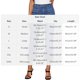 thumbnail image 4 of TaTaai Women's Casual Solid Color High Waist Straight Leg Cropped Jeans Loose Denim Trousers with Pockets Soft Breathable Comfortable Daily Commute Bottoms Gift, 4 of 5