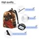thumbnail image 3 of Fotbe Western French Bulldog Cowboy Mochila de Lona con Estampado, Mochila Duradera, Mochila Versátil de Alta Calidad, Mochila Compacta Vintage-Small, 3 of 5