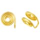 thumbnail image 1 of Retro Surround Orejas Pendientes Disco de dibujos animados Clip de oreja para las mujeres Niñas Sin Piercing Orejas de trigo Cuff Wrap Pendientes para las mujeres, 1 of 5