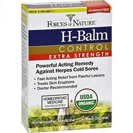 H-Balm 100% Natural Formula Powerful Acting Remedy Against Herpes and Cold (Best Remedy For Sore Lips)