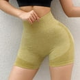 thumbnail image 6 of Push Up Leggings Cycling Gym Shorts High Waist Women Shorts Sports Shorts KHAKI S/M K-1, 6 of 8
