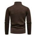thumbnail image 4 of jsaierl Mens Sweater Knit Turtle Neck Slim Fit Pullover Long Sleeve Casual Fall and Winter Solid Sweater Top, 4 of 5