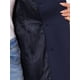 thumbnail image 5 of Abrigos de trench de invierno Inspire Chic para mujer, abrigo de doble botonadura con cuello de pie, talla XL, azul oscuro, 5 of 6