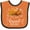 Orange and Black, variant on Inktastic I'll Just Have the Breast Please Thanksgiving Boys or Girls Baby Bib