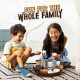 thumbnail image 4 of Nostalgia Deluxe Smores Maker Smores Kit, Electric Smore Maker with 4 Marshmallows Roasting Forks, Brown, 4 of 6