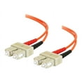 thumbnail image 5 of C2G 3m SC-SC 50/125 OM2 Duplex Multimode PVC Fiber Optic Cable - Orange - patch cable - 10 ft - orange, 5 of 7