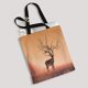 thumbnail image 1 of ABPHQTO Conceptual Deer Stag Dry Tree As Red Deer Stag Canvas Bag Reutilizable Tote Grocery Shopping Bags Tote Bag 36x41 cm, 1 of 2