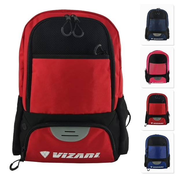 Mochila de fútbol Vizari con compartimento para pelotas para adultos