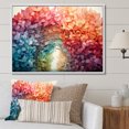 thumbnail image 1 of Designart Rainbow framed wall Art, modern Colorful Rainbow Arch I , Rainbow Large framed wall art decor, Multi-Color Traditional White Framed Wall Art, 40x30 inches White Color Frame, 1 of 5