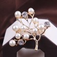 thumbnail image 1 of Broche de flores con diamantes de imitación y cisne de perla de moda japonesa y coreana, accesorio femenino, 1 of 6