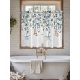 thumbnail image 7 of Kitchen Curtains 54 Inches length, Green Teal Eucalyptus Window Treatment Curtain Drapes, Coastal Summer Starfish Thermal Insulated Drapes for Basement Hotel RV, 42"x54", 2 Panels, 7 of 7