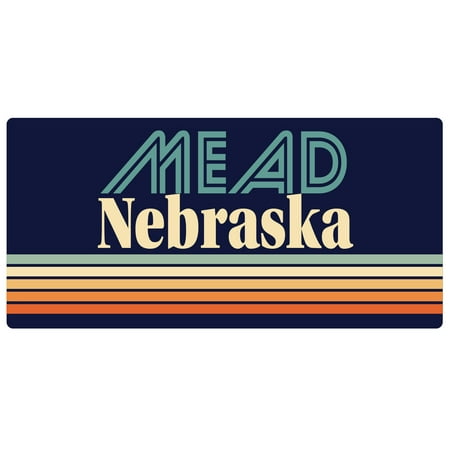 

Mead Nebraska 5 x 2.5-Inch Fridge Magnet Retro Design