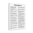 thumbnail image 4 of Scripture Walls Proverbs 18 Chapter White Bible Canvas Christian Wall Art Ready to Hang Unframed, 4 of 13