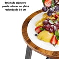 thumbnail image 2 of Sillas de comedor Set 2 Retro Industrial Asiento Redondo 40*40cm Base Acero para Cocina Bares Cafeterías Apartamentos Pequeños, Vintage, 2 of 5