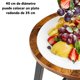 thumbnail image 2 of Sillas de comedor Set 2 Retro Industrial Asiento Redondo 40*40cm Base Acero para Cocina Bares Cafeterías Apartamentos Pequeños, Vintage, 2 of 5