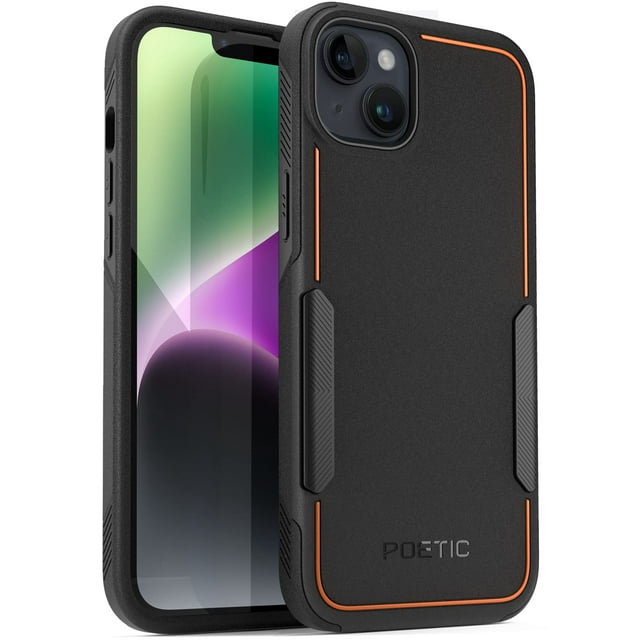 Funda de teléfono Poetic Neon Series para iPhone 14 Plus, color rosa claro