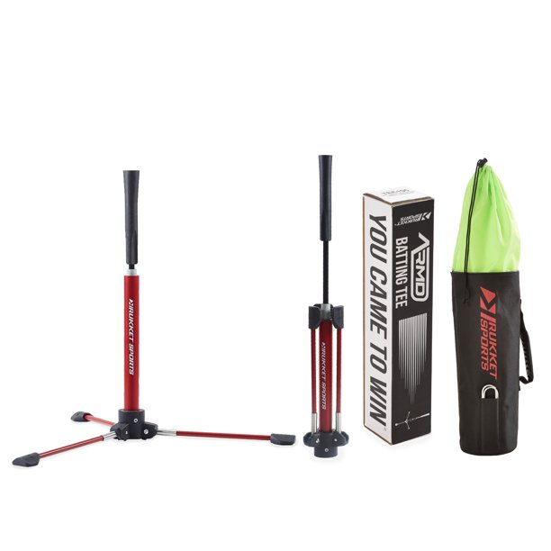 Rukket Sports Baseball/Softball Batting Tee Pro Portable & Heavy Duty
