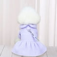 thumbnail image 4 of Pet Clothes with Tow Ring - Doll Collar, Soft, Comfortable, Vibrant Color, Dress Up, Cotton, Cute Pet Princess Dress for Outdoor, 4 of 8
