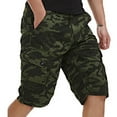 thumbnail image 2 of IROINNID Savings Cargo Shorts for Men Summer Outdoors Multi-pocket Camouflage Sport Shorts Pants,Olive Green, 2 of 6