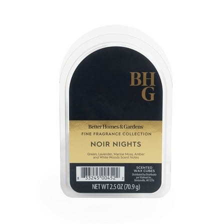 BHG Luxury Fragrance, Noir Nights Scented Wax Melts, 2.5oz