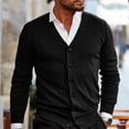 thumbnail image 2 of asdoklhq Coat for Women Clearance $2,2021 Men's Organic V-neck Cardigan Spring New Products Men's Casual, 2 of 3