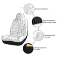 thumbnail image 6 of Cauagu Watercolor Wildflower Print Car Seat Covers,Universal Automotive Seat Covers Car Seat Protectors Easy to Install Car Cover Car Accessories Auto rucks Van & SUV-1, 6 of 9