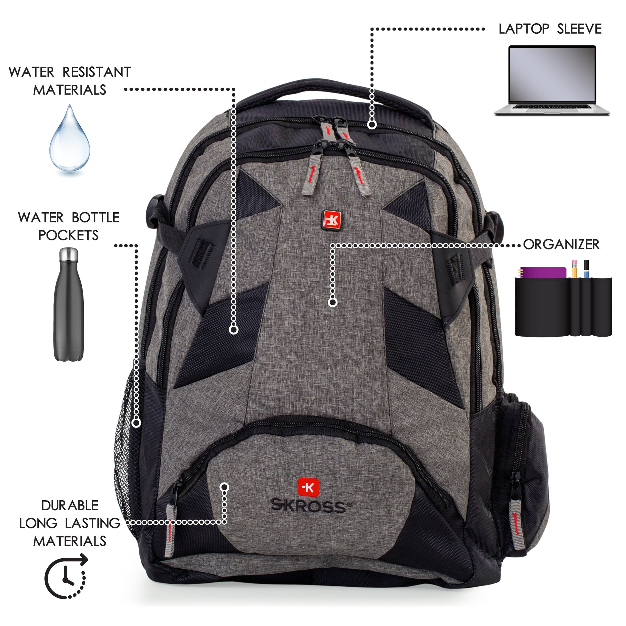 SKROSS Back Pack, School Backpack