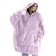 thumbnail image 2 of Sudadera con Capucha de Manta Extragrande, Jersey de para Descansar y Usar, Ideal para Adultos, Mujeres y Hombres. Púrpura Talla Única, 2 of 8