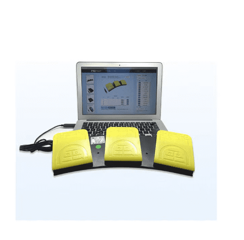 USB Foot Pedal PC 3 Key Foot Pedal Customized Foot Switch Programmable Computer Keyboard Mouse for Video Game Control Office Work Sheet Music Page Turner Action Control HID Yellow/Black