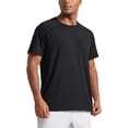thumbnail image 1 of Remera CRZ YOGA Ligera y Transpirable de Malla Negra Talle Grande, 1 of 5
