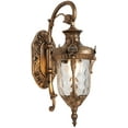 thumbnail image 6 of Industrial Garden Wall Light Fixtures Waterproof Wall Lamp Translucent Glass Lampshade Porch Lights (Golden), 6 of 8