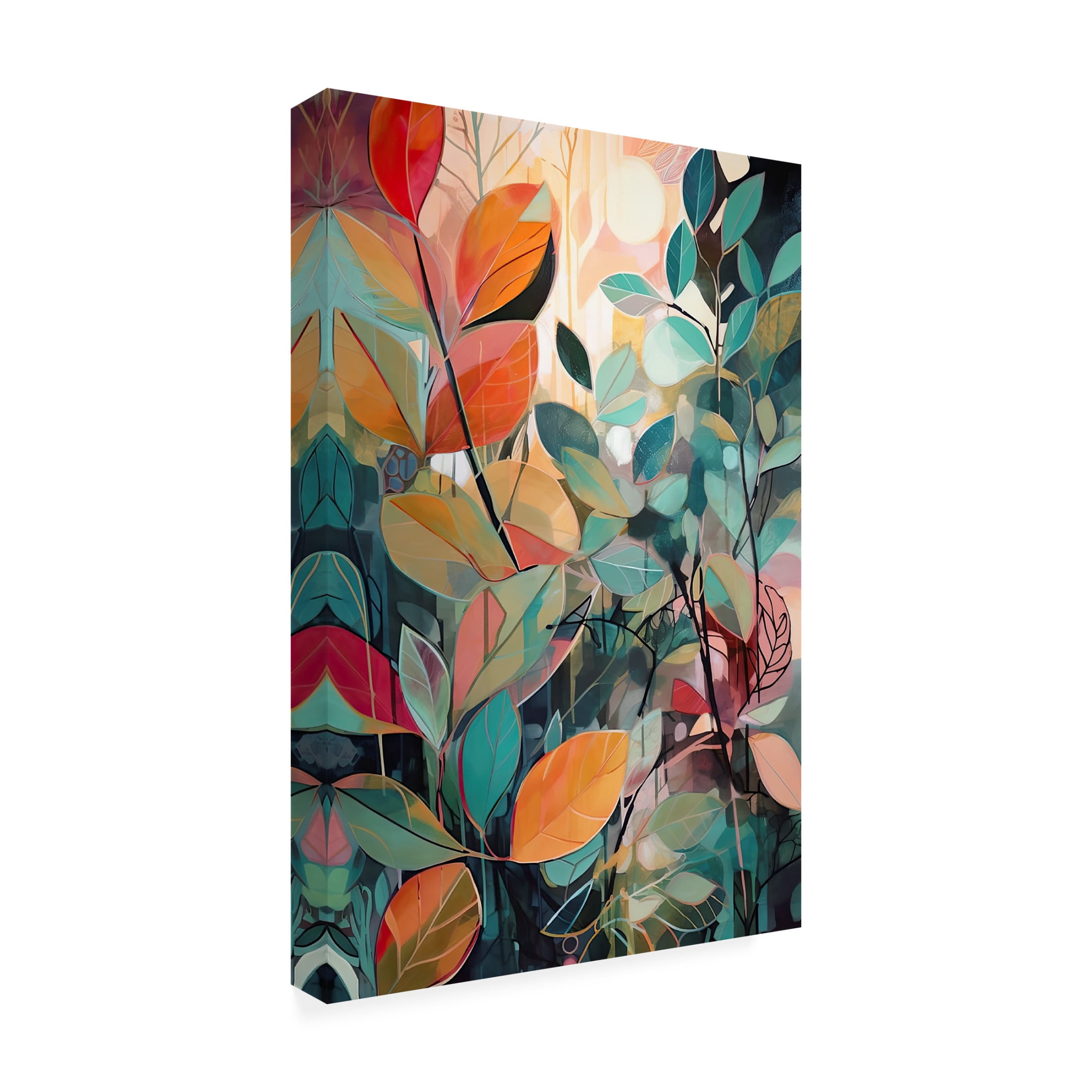 Canvas Wall Art - Sasha 'Morning Forest III' Wall Art for Living Room, Bedroom, or Office Décor by Trademark Fine Art - 12 x 19 Inches