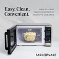 thumbnail image 5 of Farberware Countertop Microwave 900 Watts, 0.9 Cu. Ft. - Microwave Oven With LED Lighting and Child Lock - Perfect for Apartments and Dorms - Easy Clean Stainless Steel, 5 of 5