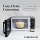 thumbnail image 5 of Farberware Countertop Microwave 900 Watts, 0.9 Cu. Ft. - Microwave Oven With LED Lighting and Child Lock - Perfect for Apartments and Dorms - Easy Clean Stainless Steel, 5 of 5