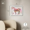 thumbnail image 4 of Patterned Horse Shadowbox Print Western Art by Art Remedy, White Frame, 20 x 16, 4 of 6