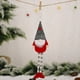 thumbnail image 5 of Kearding Mini muñeco de Papá Noel, adorno para árbol de Navidad, colgante ligero, juguete de peluche, decoración de Navidad, muñecos de gnomo Kits de decoración para fiestas Gris Kearding HA070394-02, 5 of 6