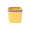 Yellow, variant on Qholemyo Cute Desktop Trash Can Home Office Desk Living Room Restaurant Car Debris Storage Barrel Trash Basket Small Trash Can