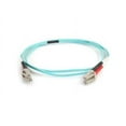 thumbnail image 5 of C2G 3m LC-LC 50/125 Duplex Multimode OM4 Fiber Cable - Aqua - 10ft - Patch cable - LC multi-mode (M) to LC multi-mode (M) - 3 m - 3 m - fiber optic - duplex - 50 / 125 micron - OM4 - aqua, 5 of 6