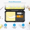 thumbnail image 4 of Digital Scale, AMIR Digital Gram Scale 200g/0.01g High-Precision Scale with 50g Calibration 6 Units LCD Display Tare Function Scale for Kitchen Food Jewelry Medicine Herb Black, 4 of 11