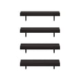 thumbnail image 4 of Furinno TANNA 22-Inch Wall Mounted Floating Display Shelves in Tobacco Set of 4, 4 of 6
