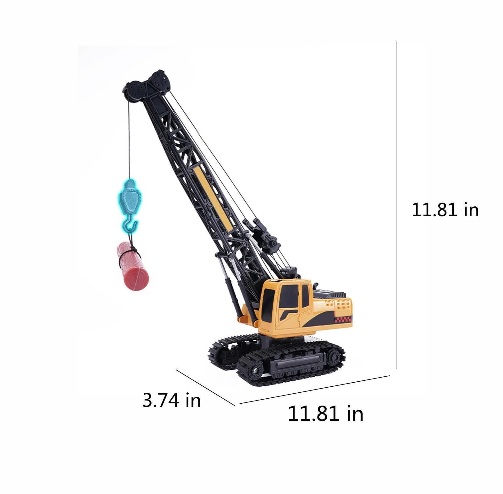TERGAYEE Tower Crawler Crane Remote Control Car, Engineering Toys Construction Vehicle Toys, Toys for Ages 5-7 Suitable as Christmas Gifts Birthday Gifts
