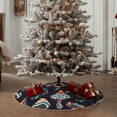 thumbnail image 6 of Bingfone Christmas Tree Skirt Mat Christmas Decoration Interior -Mushroom Doodle, 6 of 8
